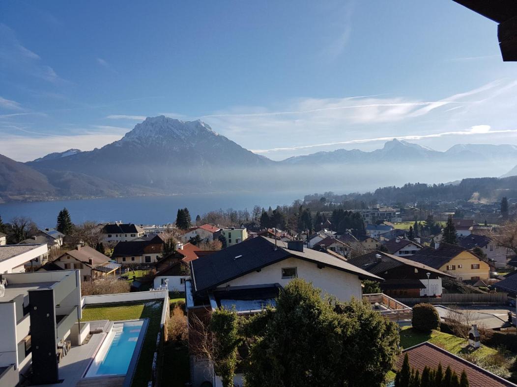 Dachwohnung Mit Seeblick Altmünster Dış mekan fotoğraf